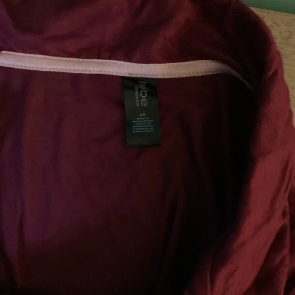 Bebe Short Sleeve Pajama Set Size 2X NWT - Picture 7 of 16